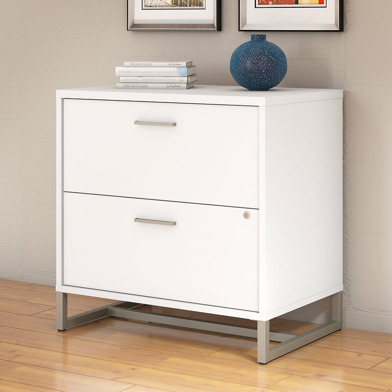 Cabinet lateral filing drawer file method white office wayfair kathy ireland